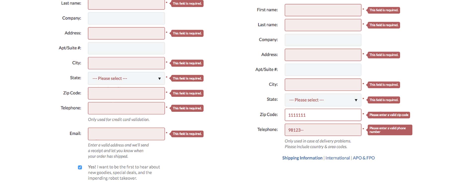 How to Design Checkout UX Like a Pro error