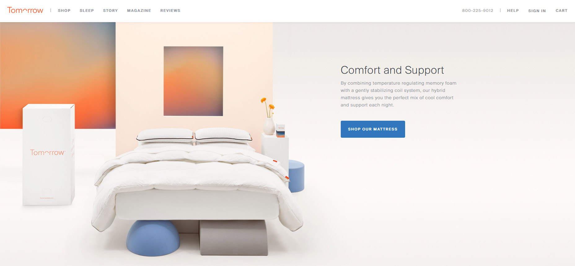 12 Essential Scroll-To-View Animation Trends 01-tomorrow-sleep-webpage