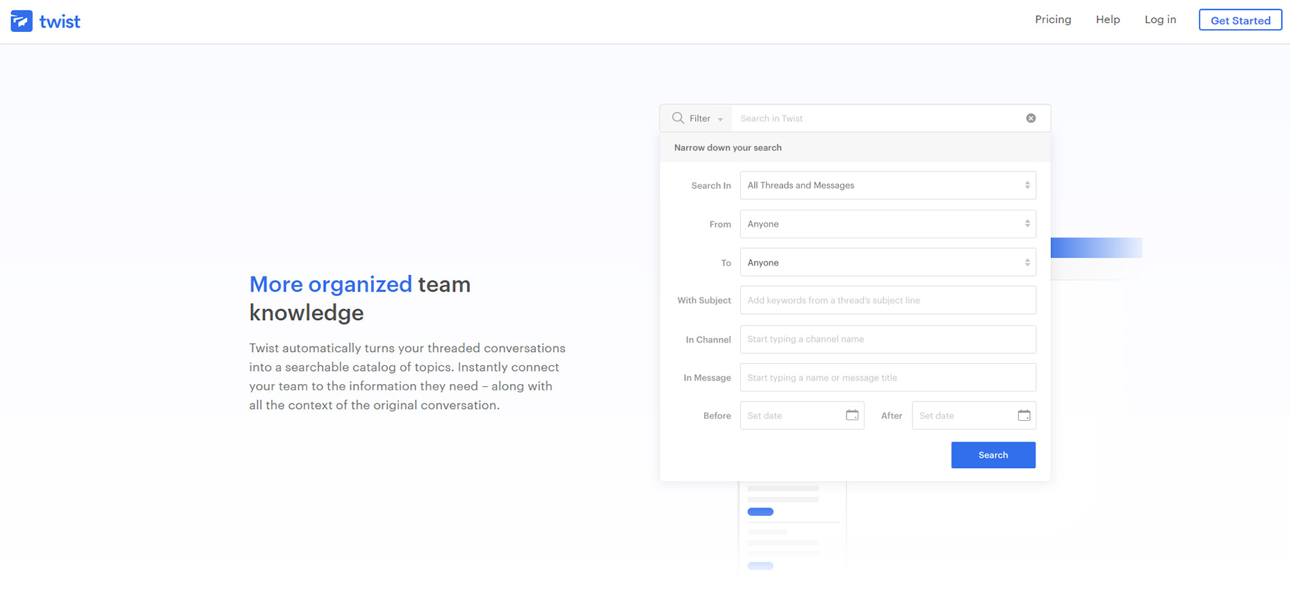12 Essential Scroll-To-View Animation Trends 02-twist-app-landing-page