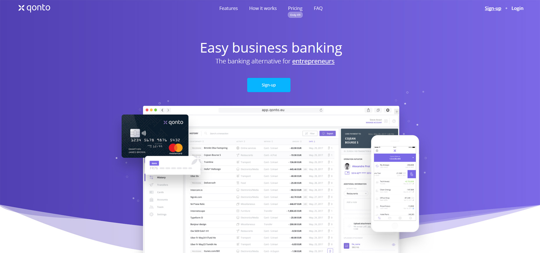 12 Essential Scroll-To-View Animation Trends 06-qonto-landing-page-animation