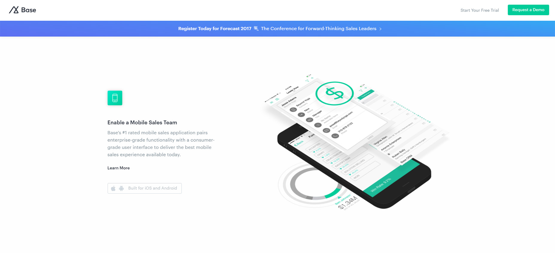 12 Essential Scroll-To-View Animation Trends 09-base-crm-webapp-lander