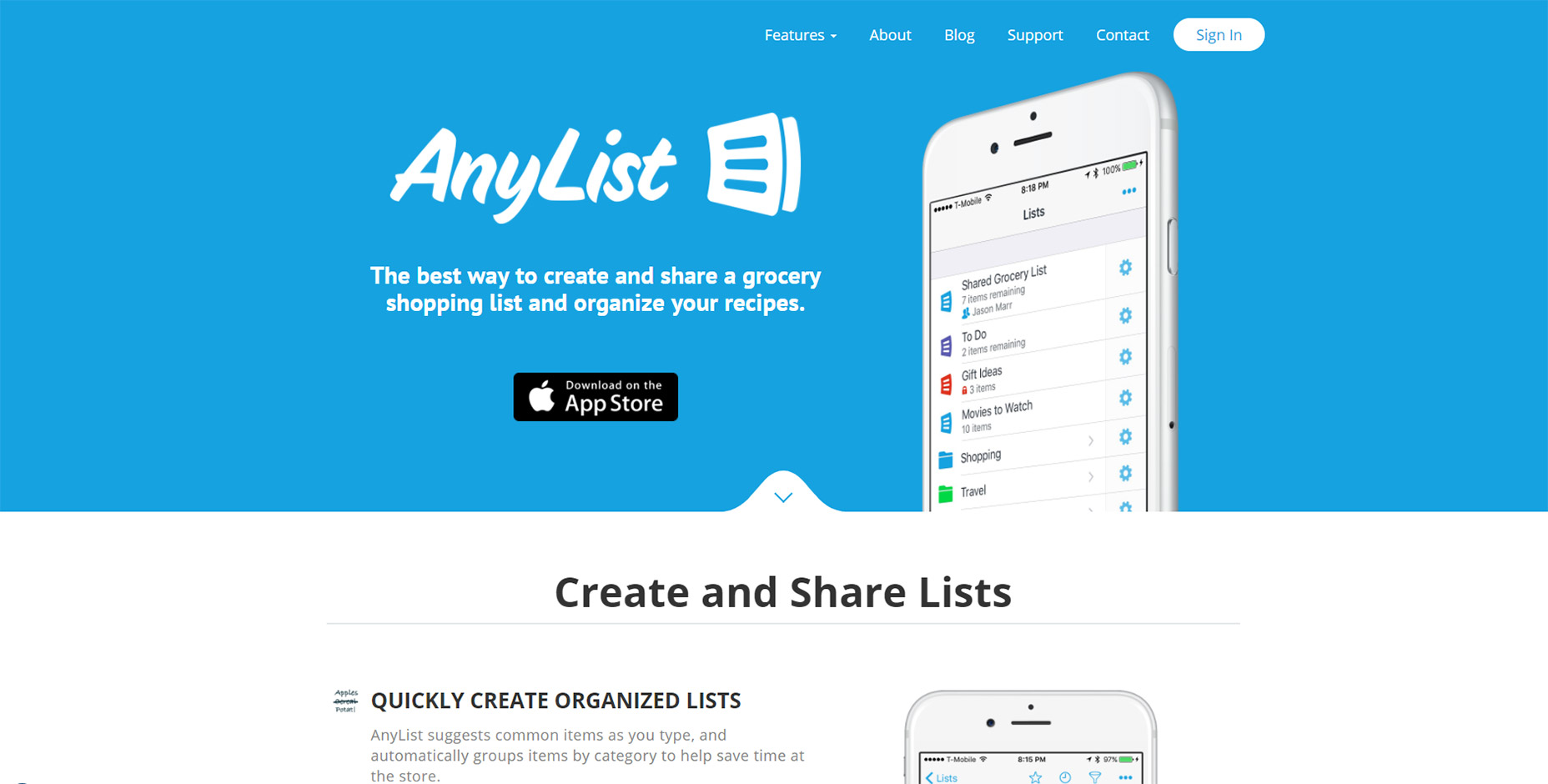12 Essential Scroll-To-View Animation Trends 10-anylist-app-lander