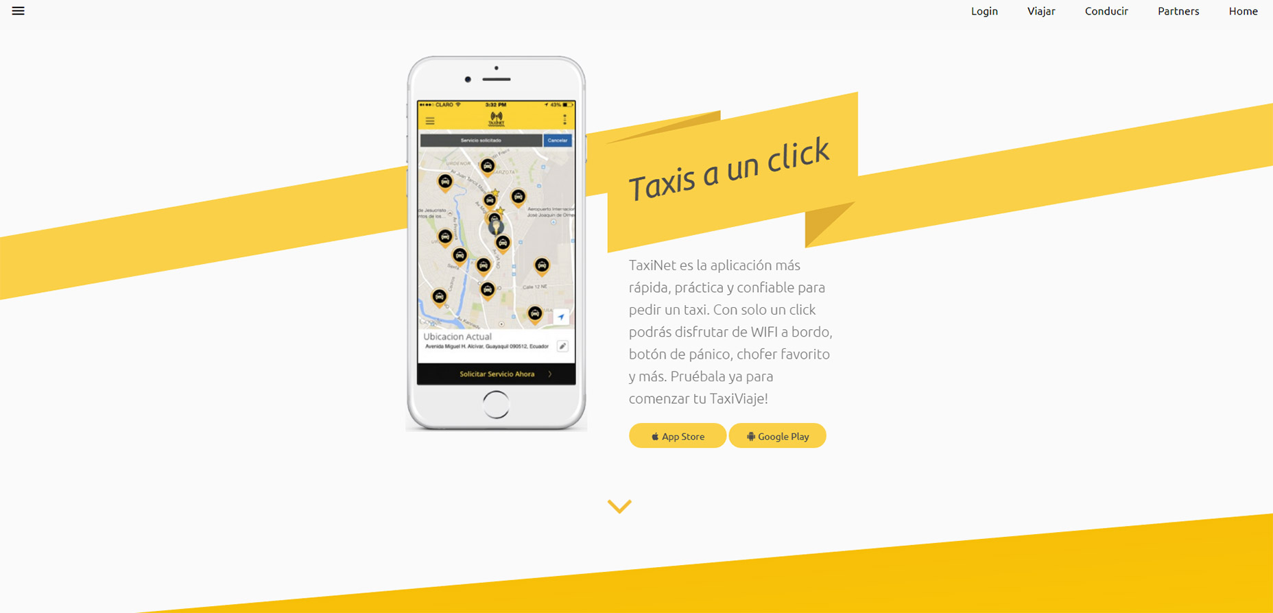 12 Essential Scroll-To-View Animation Trends 12-taxinet-website-landing-page