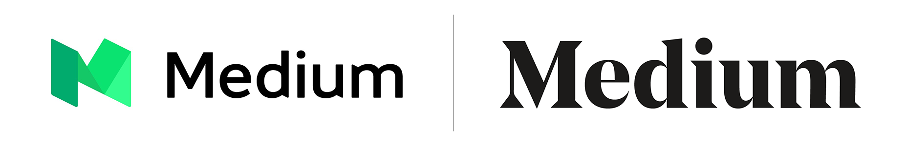 3rd Time Lucky for Medium’s Logo old-v-new