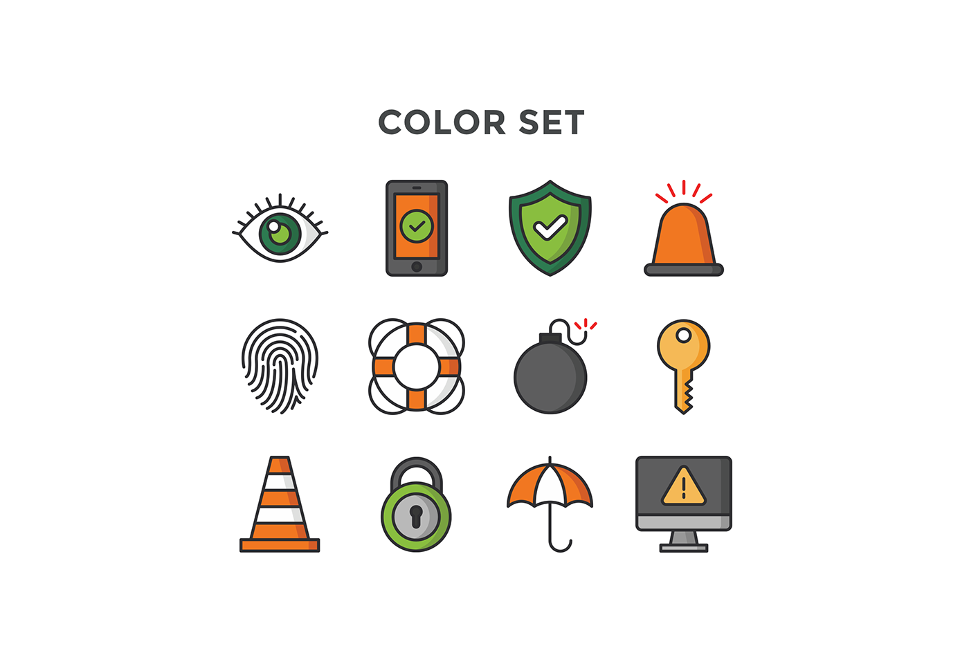 Free Download: Security Icons 3415cf54042485.594ad17027044