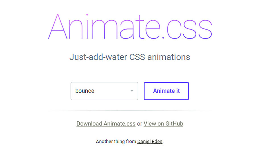 75 Web Animation Tools You Have to Try 1-animate-css