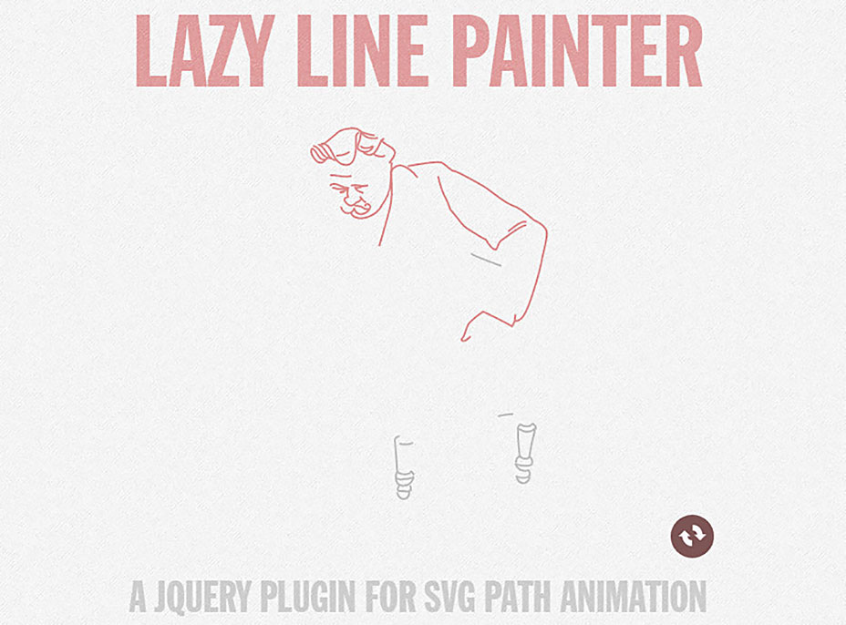 75 Web Animation Tools You Have to Try 8-lazy-line-painter