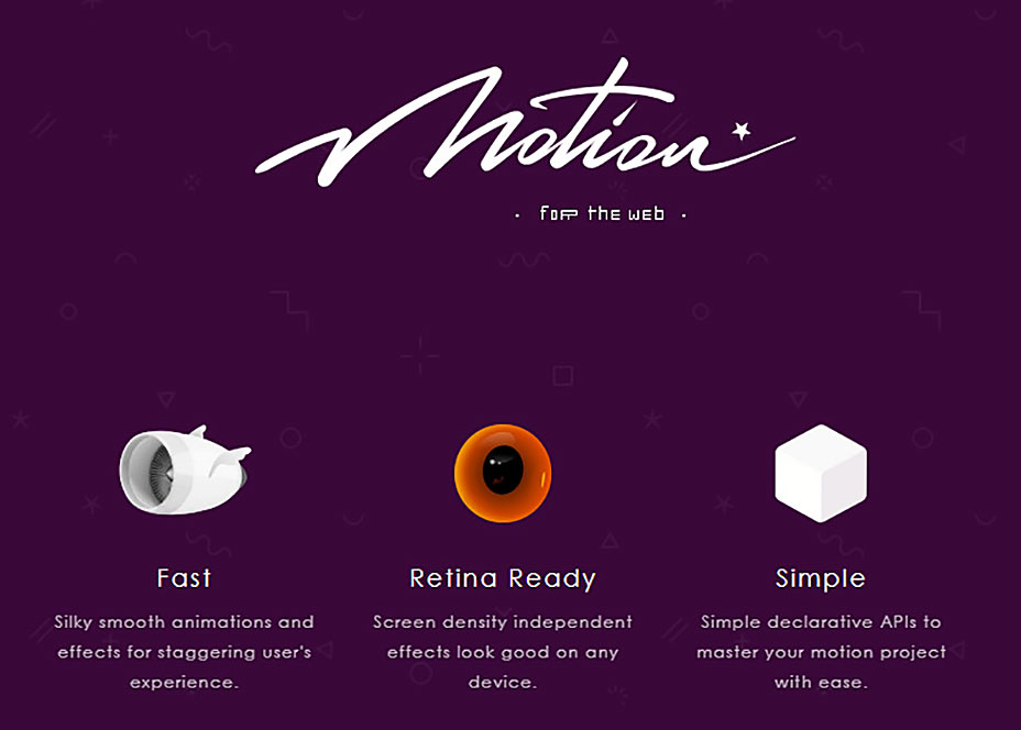 75 Web Animation Tools You Have to Try 15-motion