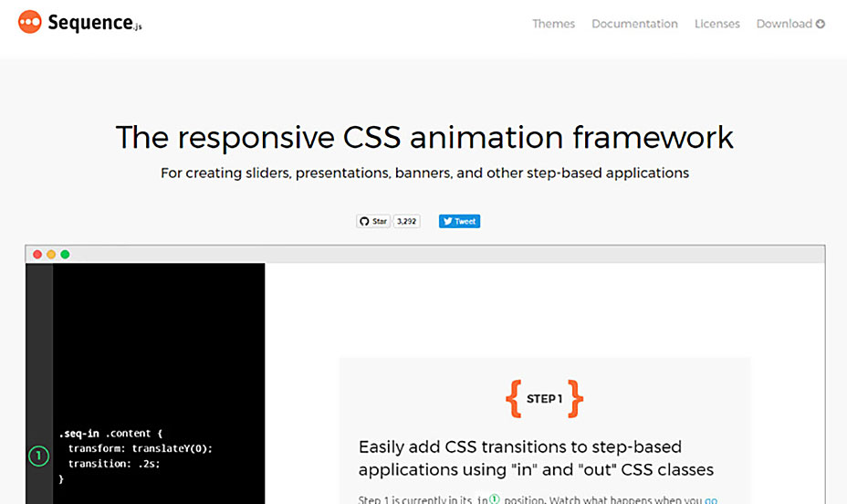 75 Web Animation Tools You Have to Try 16-sequence-js