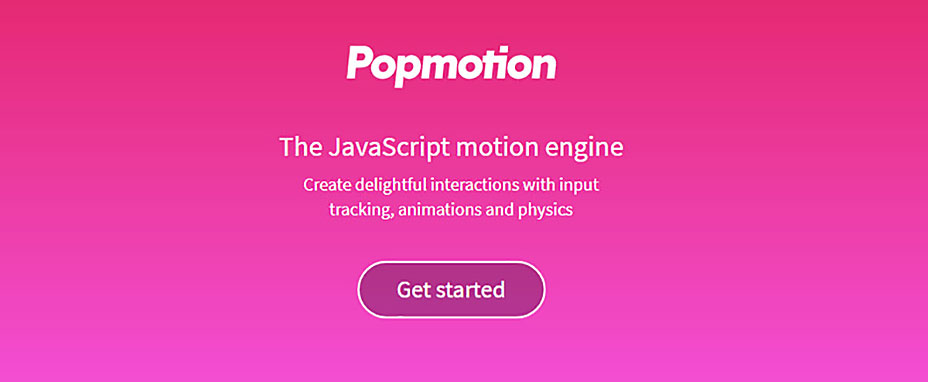 75 Web Animation Tools You Have to Try 23-popmtion