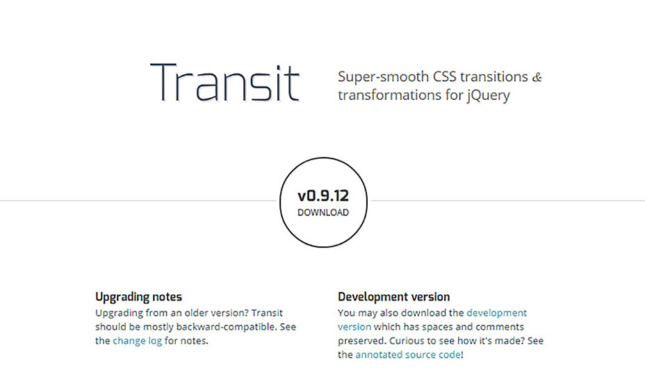 75 Web Animation Tools You Have to Try 26-transit