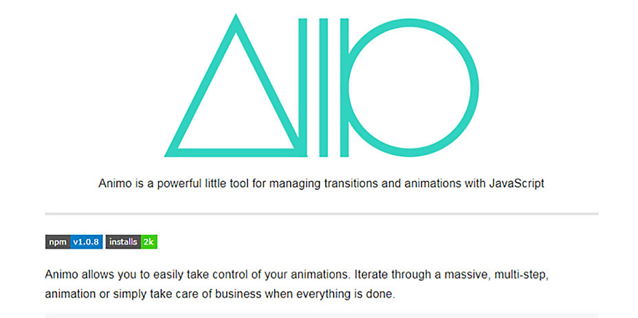 75 Web Animation Tools You Have to Try 28-animo-js