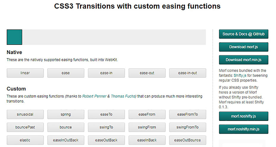75 Web Animation Tools You Have to Try 34-morf-js