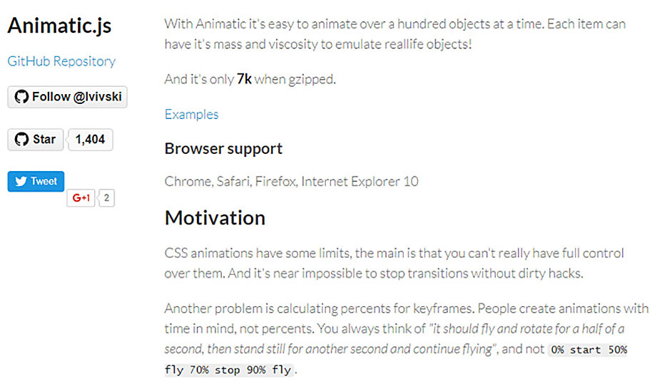 75 Web Animation Tools You Have to Try 41-animatic-js