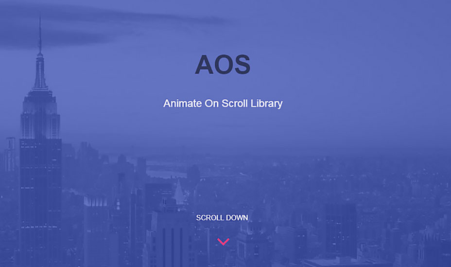75 Web Animation Tools You Have to Try 61-aos