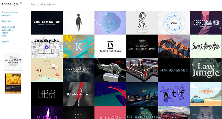 75 Web Animation Tools You Have to Try 75-Three-js