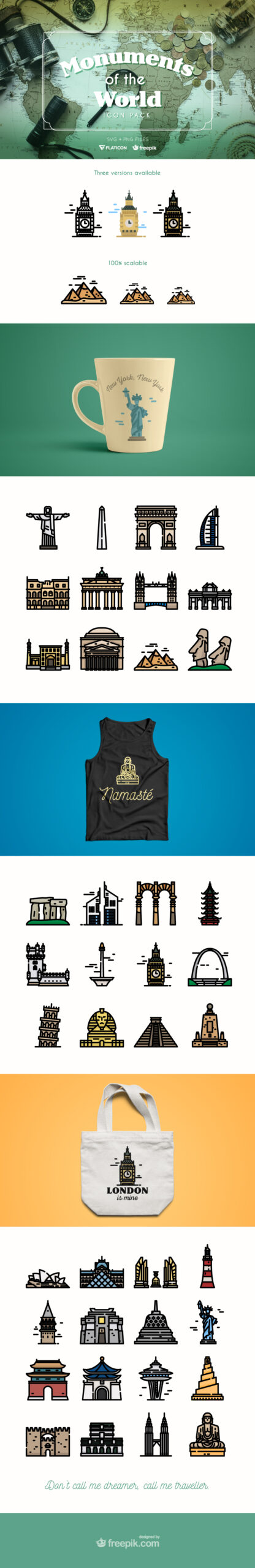 Free Download: Monuments of the World Icon Pack cover_monuments-01