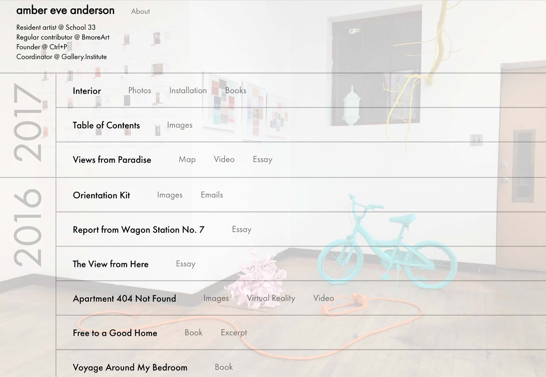 19 Best New Portfolio Sites, July 2017 ambereveanderson