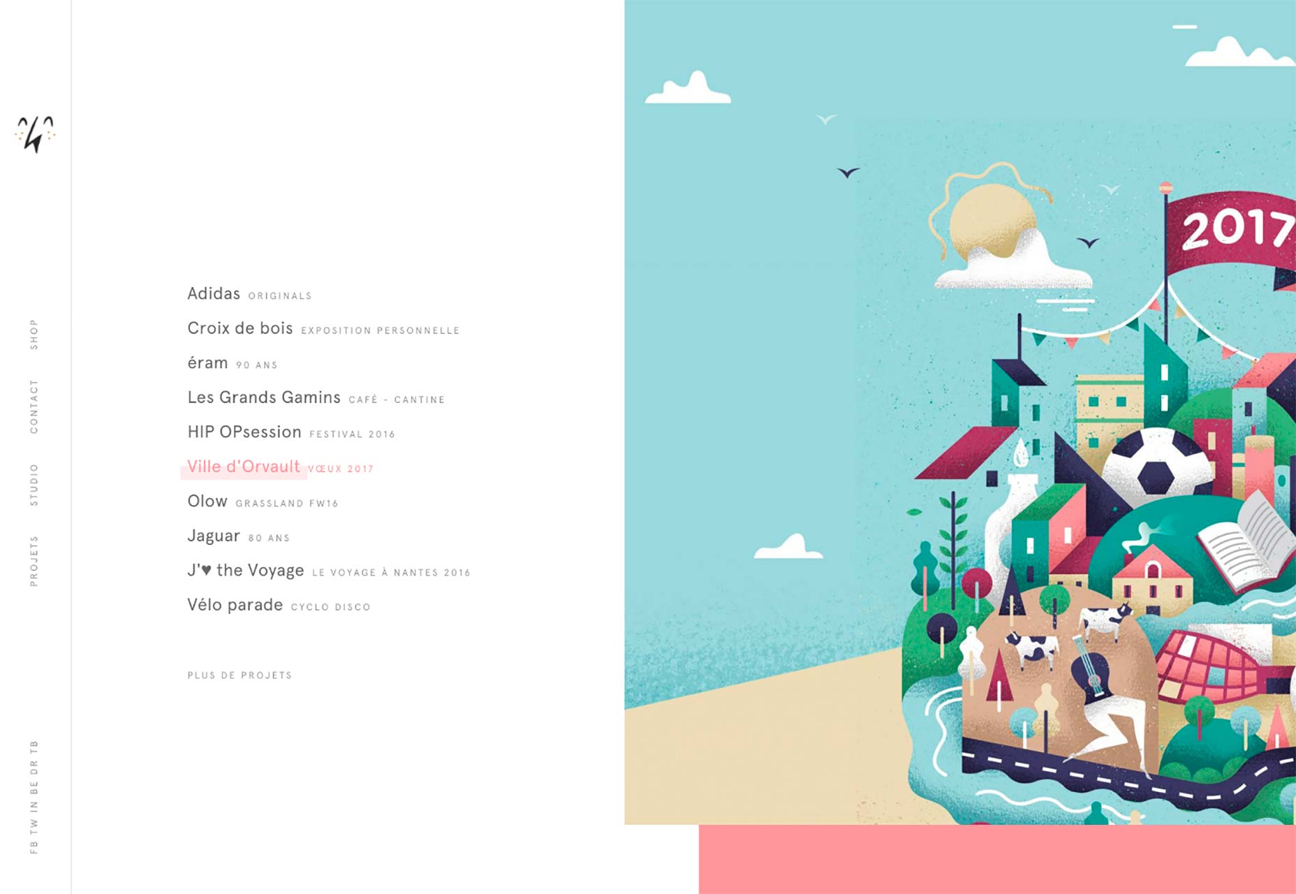 19 Best New Portfolio Sites, July 2017 thefeebles