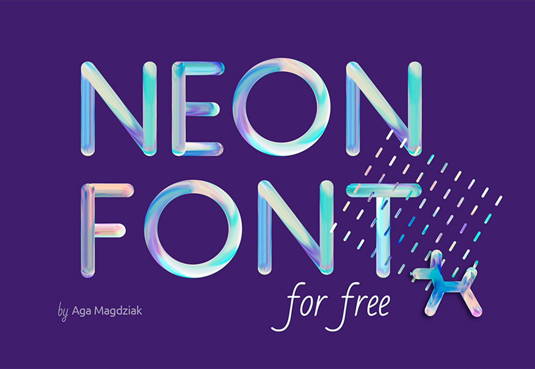 What’s New for Designers, July 2017 neon-font