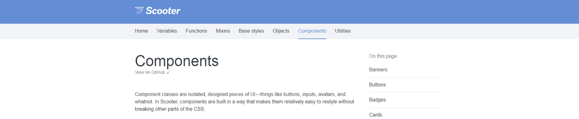 9 Exciting Open Source Sass Frameworks 02-scooter-framework