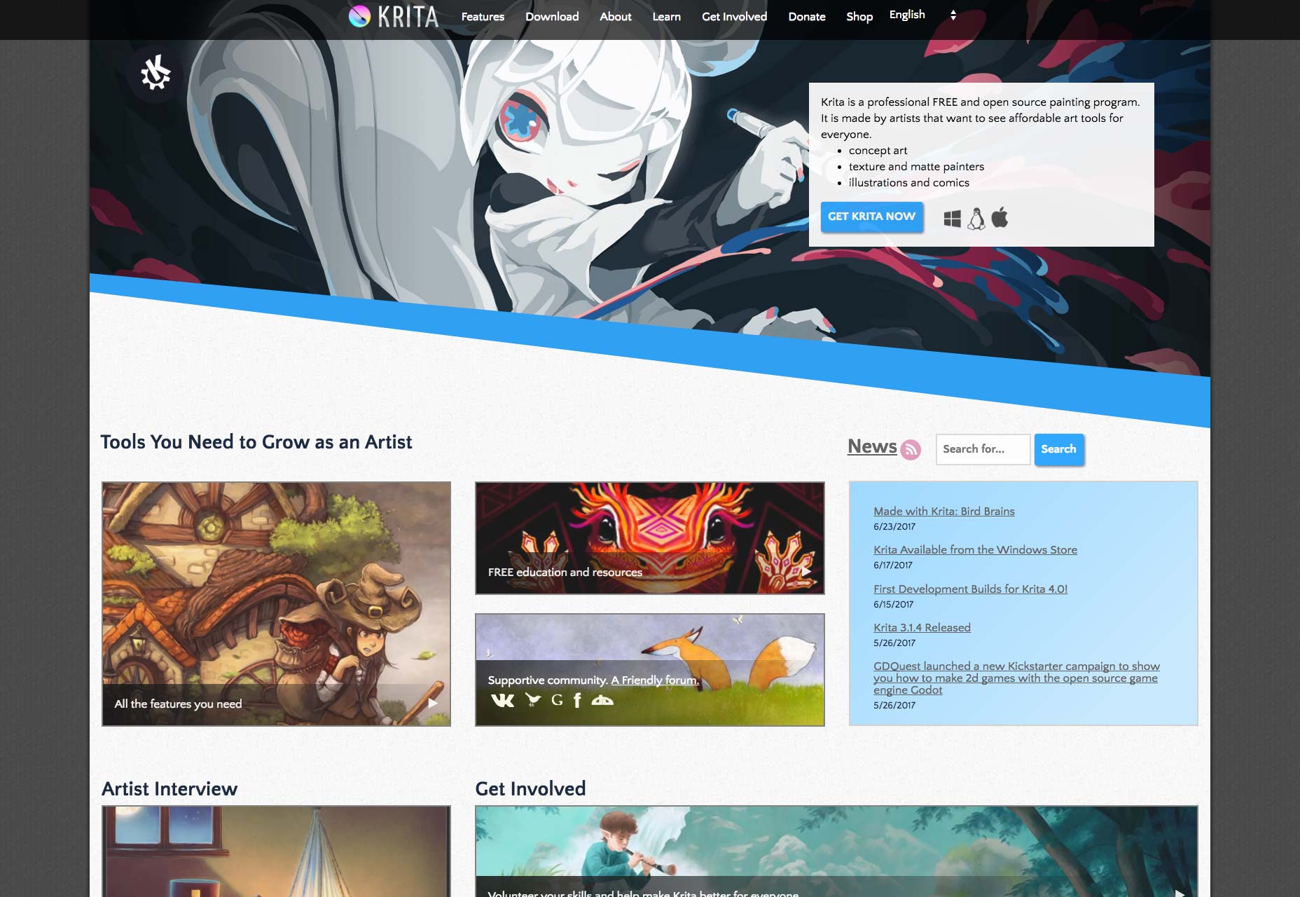 6 Essential Open Source Tools for Web Designers krita