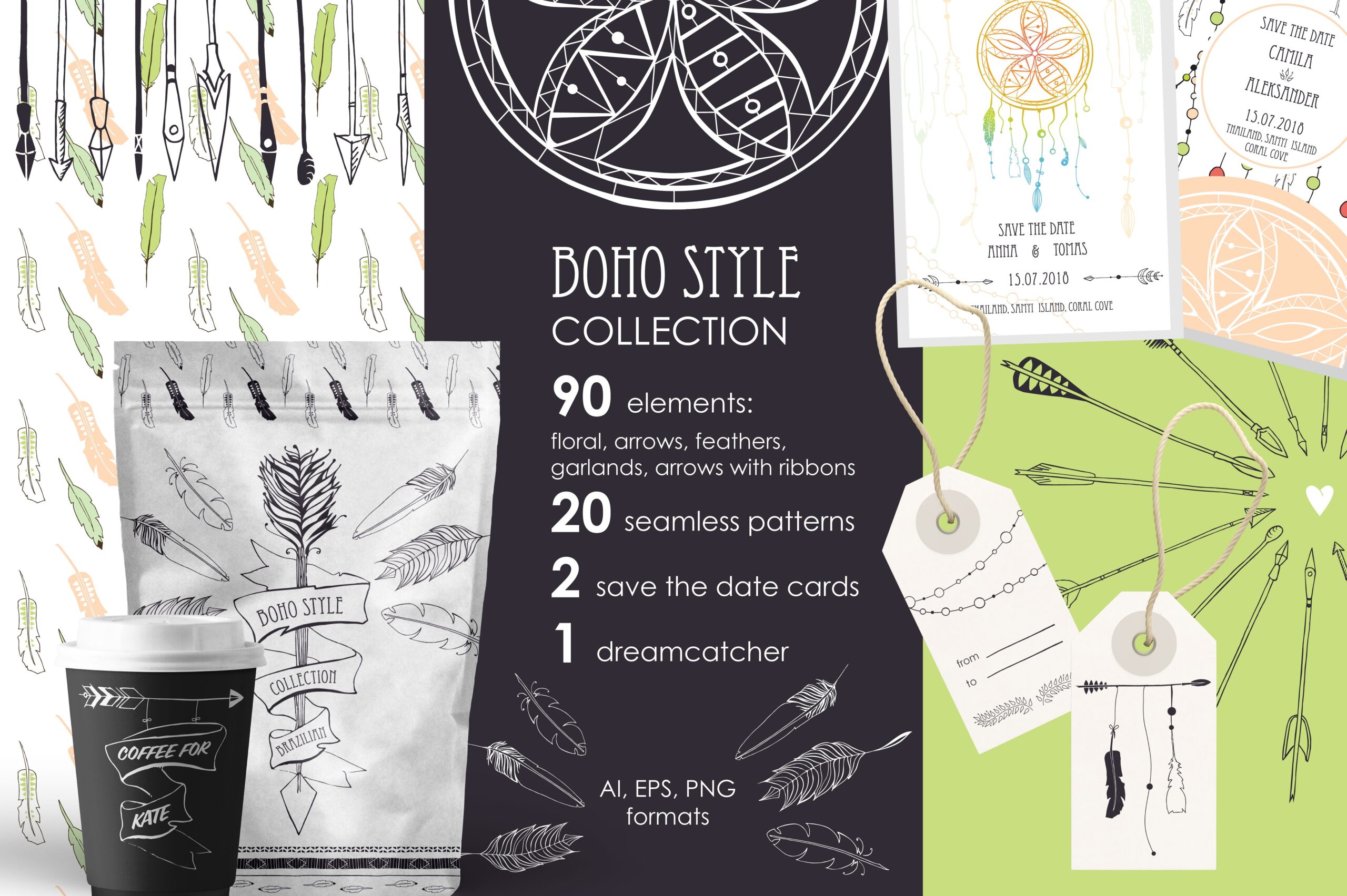 Free Download: Boho Style Collection boho1