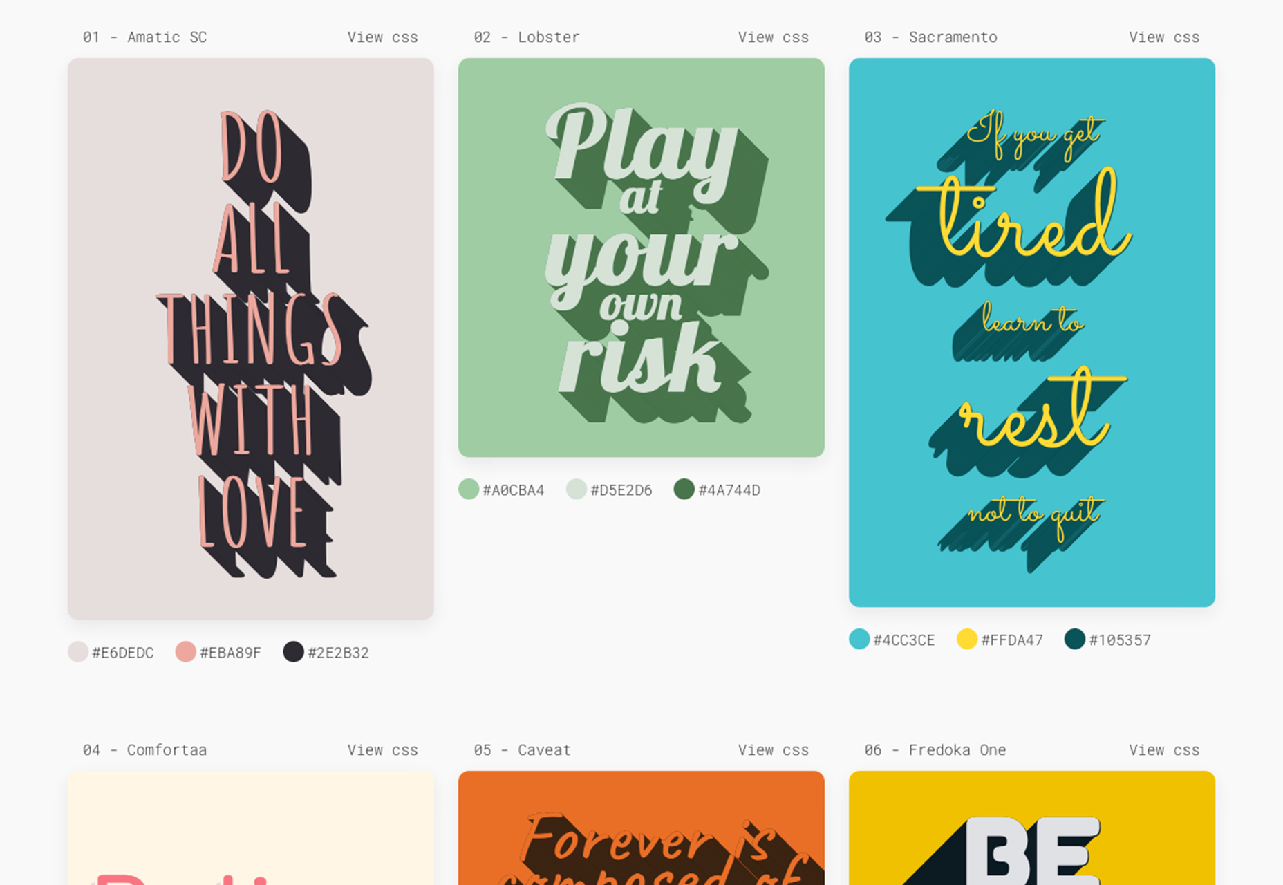 What’s New for Designers, June 2017 shadows