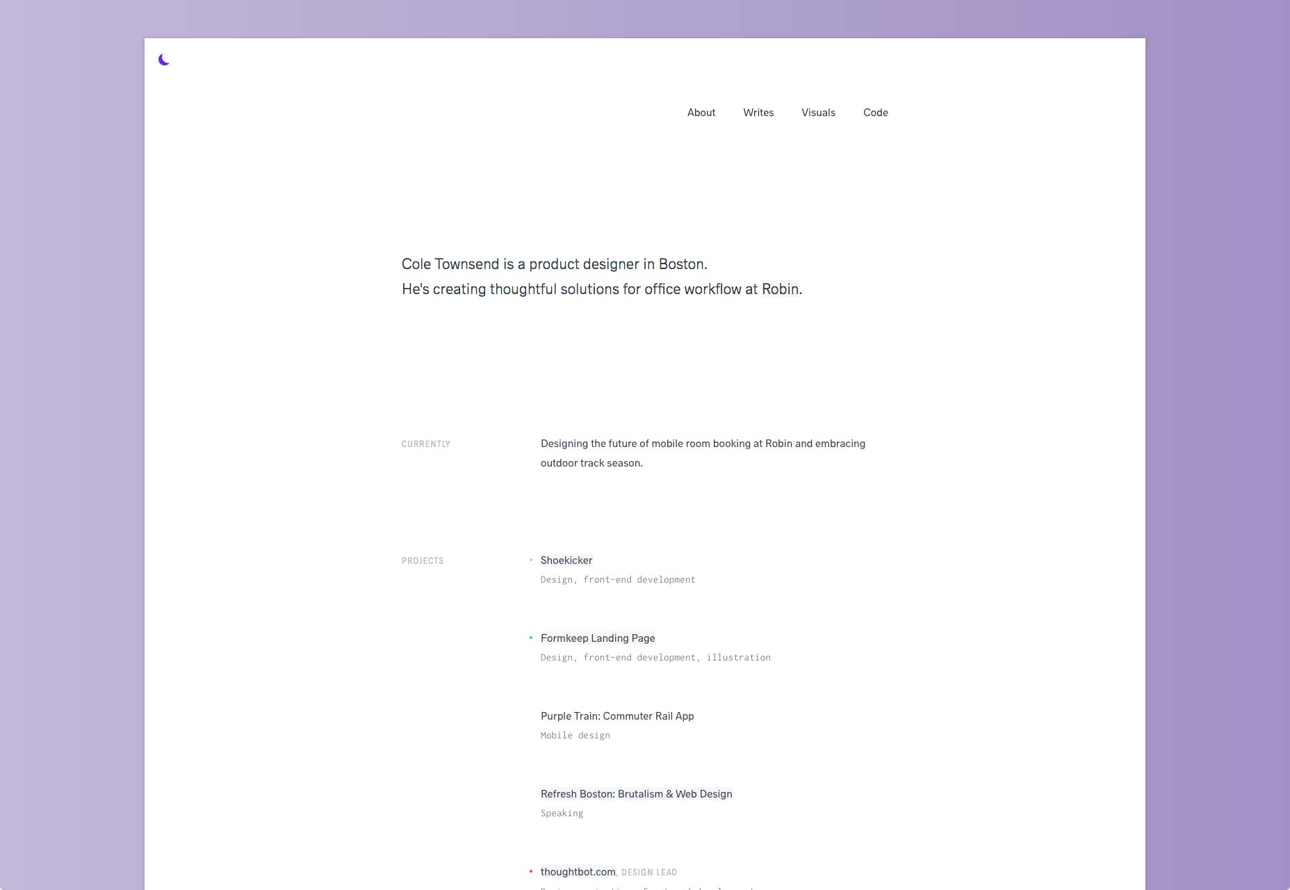 20 Best New Portfolio Sites, June 2017 011