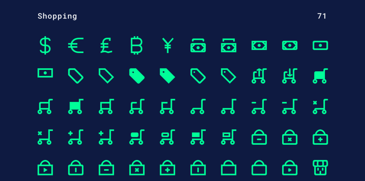 Free Download: 1800 Minimal Icons Screen Shot 2017-05-25 at 11.22.23