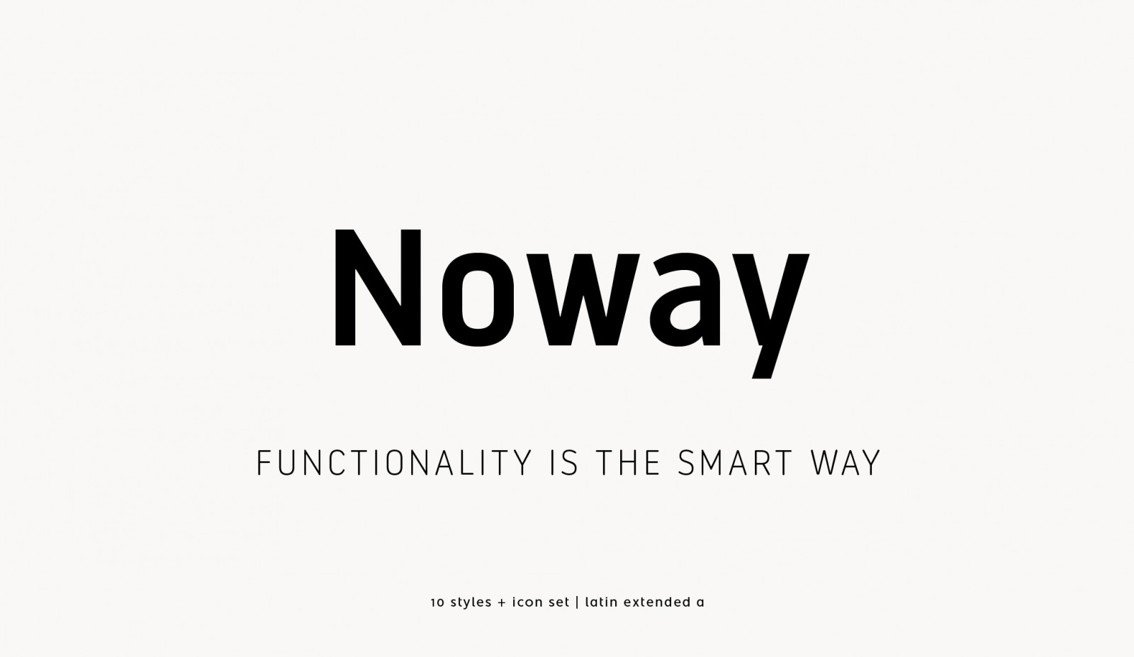 Free Download: Noway Regular & Italic now1