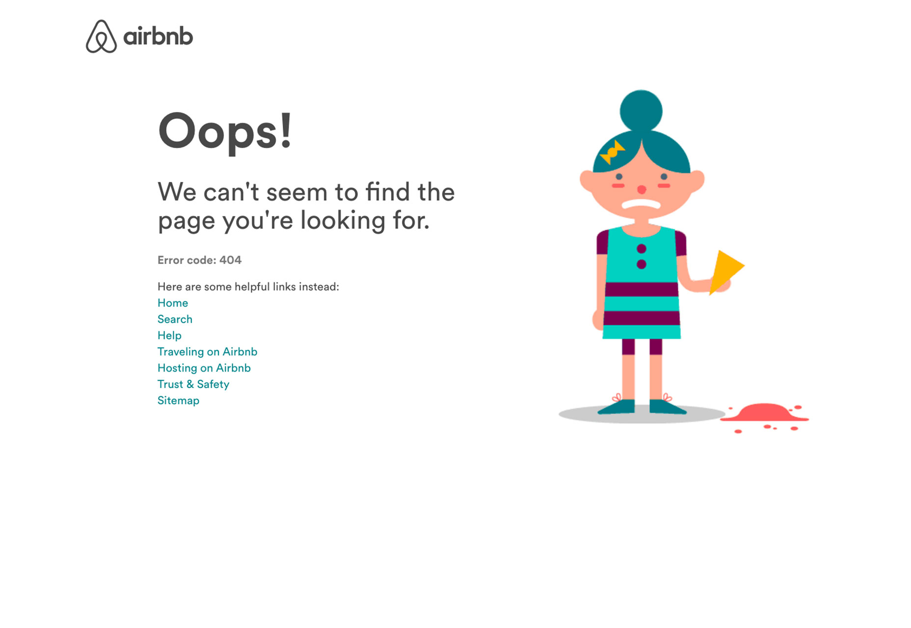 5 Ways to Use 404 Pages Well airbnb