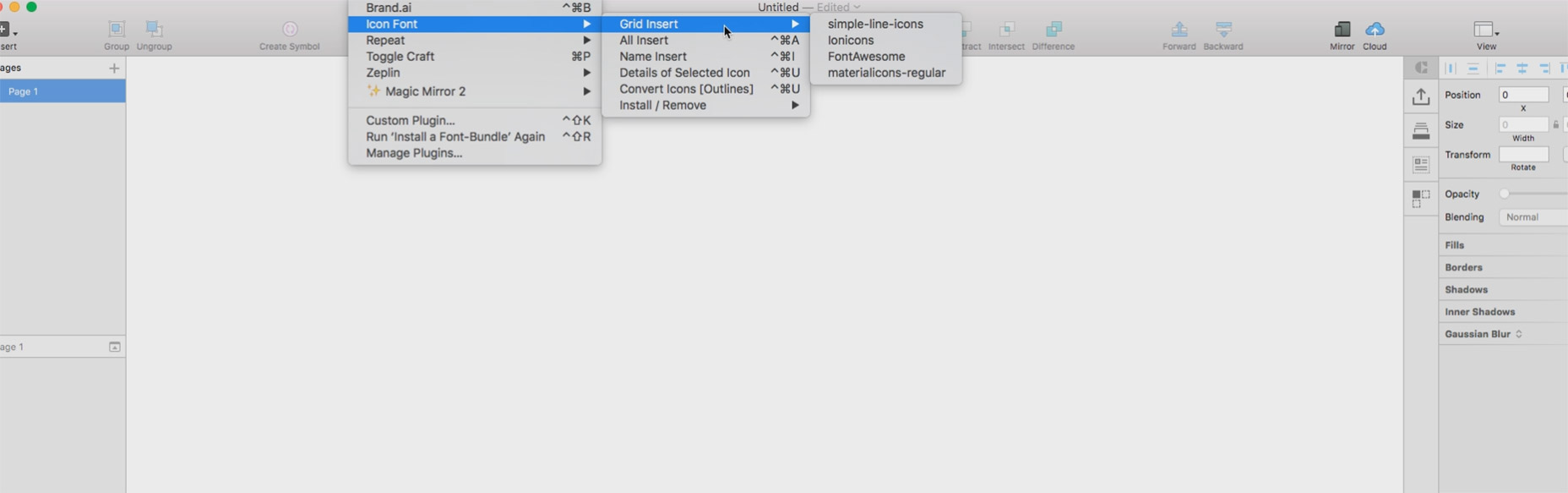 12 Essential Free Sketch Plugins 06-icon-font-selection-plugin