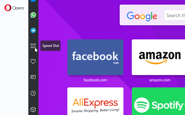 Opera is “Reborn” Sidebar
