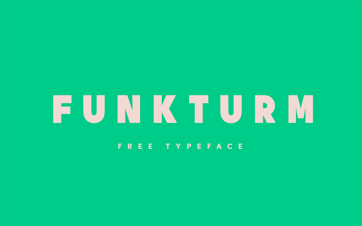 Free Download: Funkturm Typeface f1