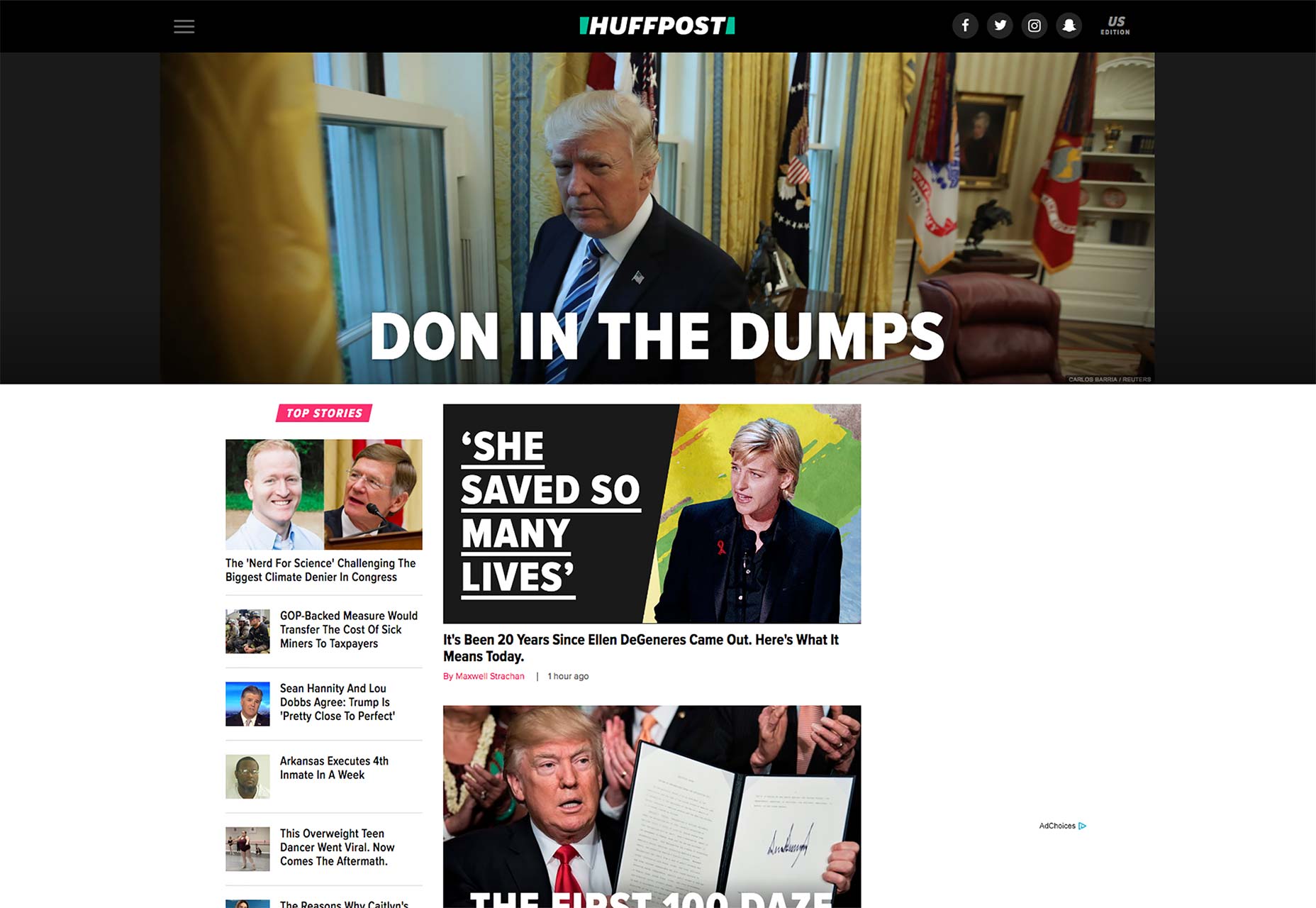 Huffpost Unveils New Design huffpost_new