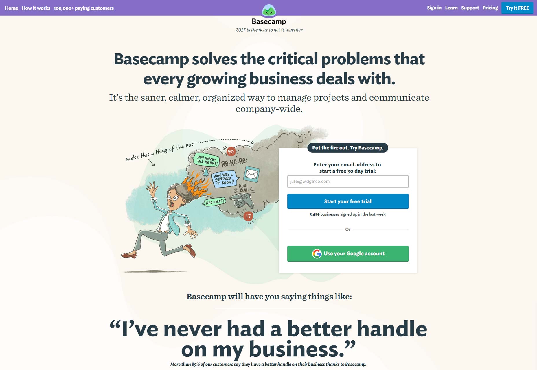 10 Ways to Create Great User Onboarding basecamp2