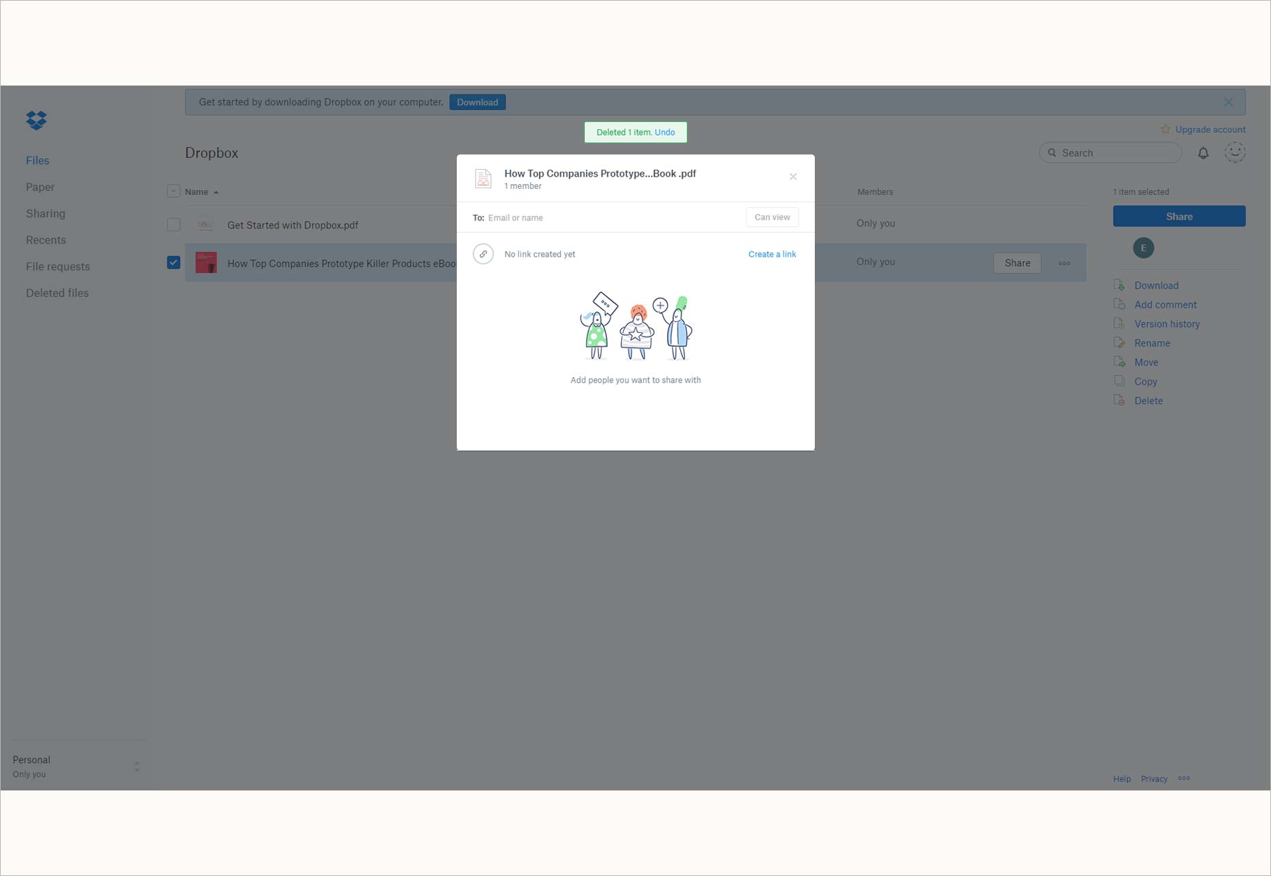 10 Ways to Create Great User Onboarding dropbox2