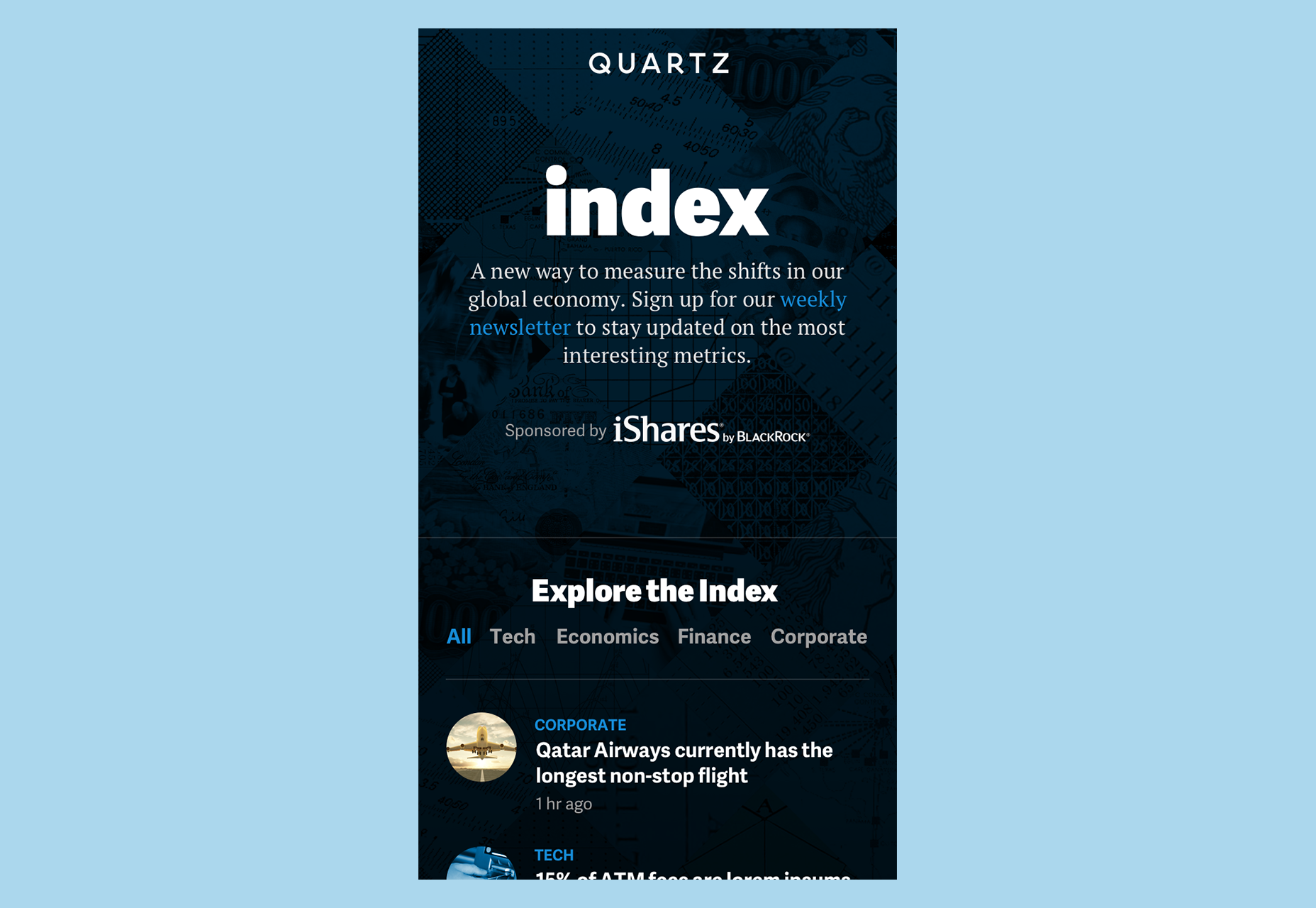 Quartz Goes “Mobile-Native” Index-Home
