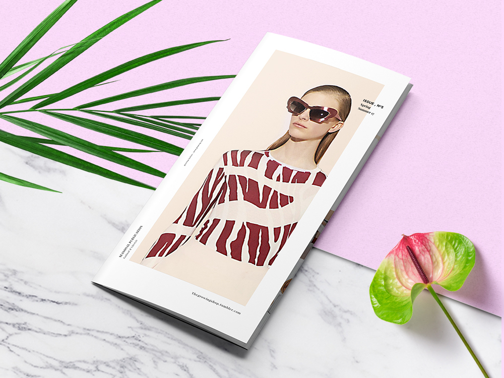 Free Download: Fashion Trifold Mockup preview_1
