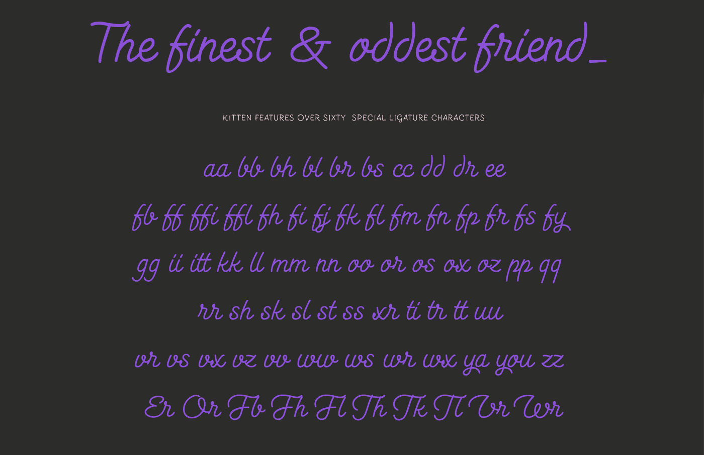 Free Download: Kitten Typeface Family k10