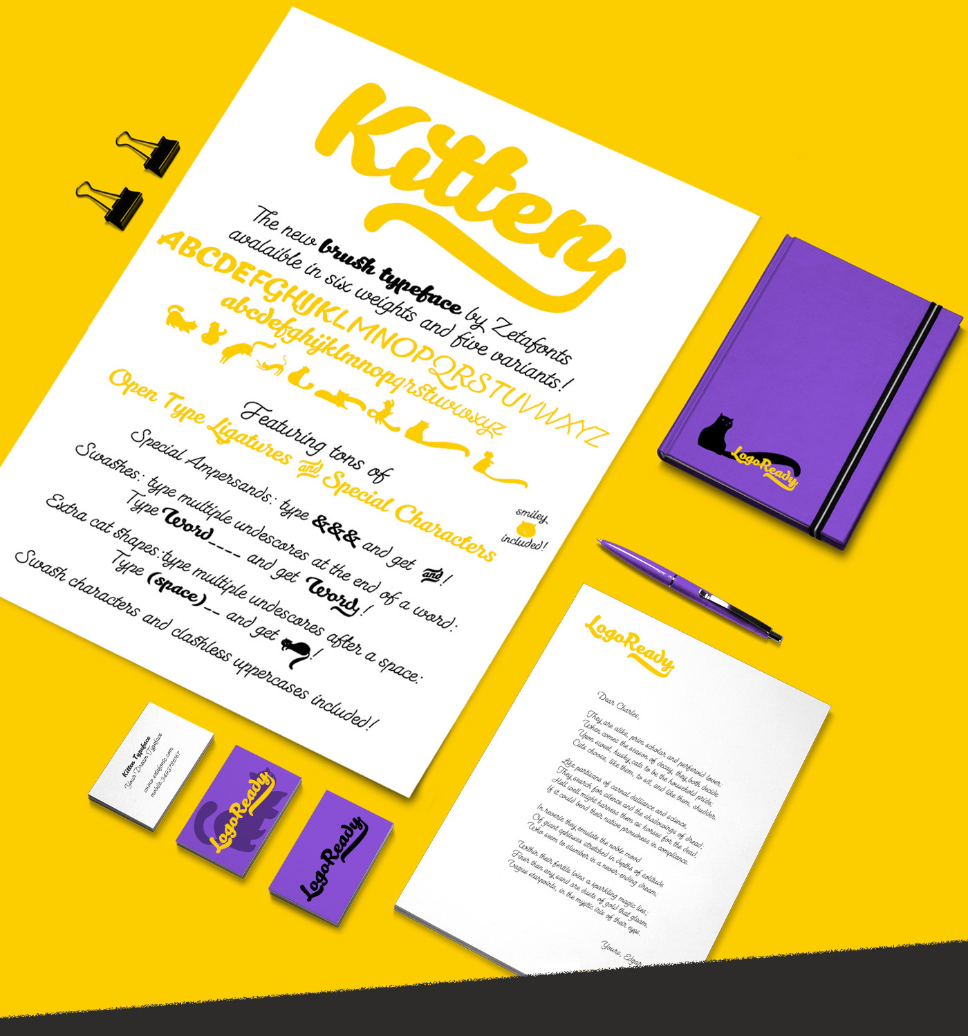 Free Download: Kitten Typeface Family k17