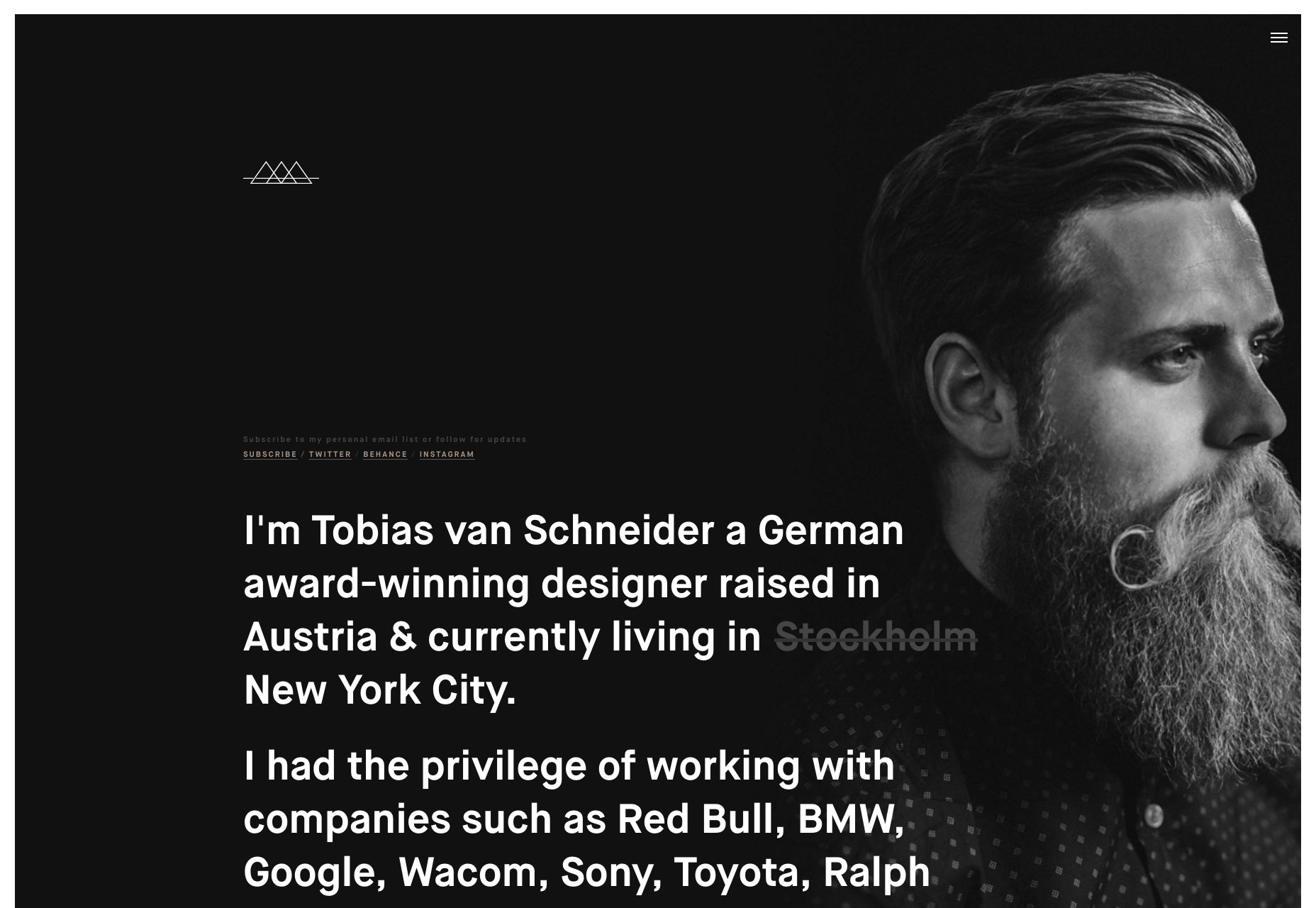 The best new portfolio sites, March 2017 004