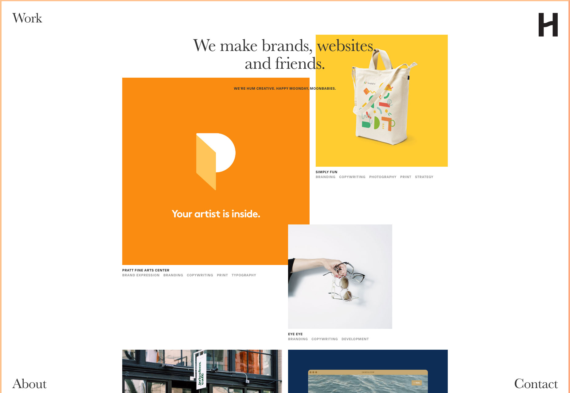The best new portfolio sites, March 2017 018