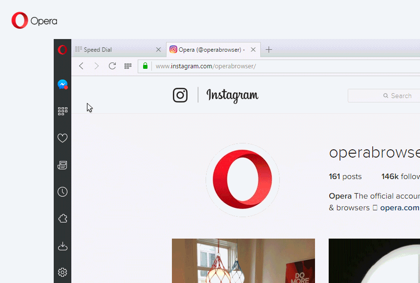 Opera completely redesigns its desktop browser animated-messenger