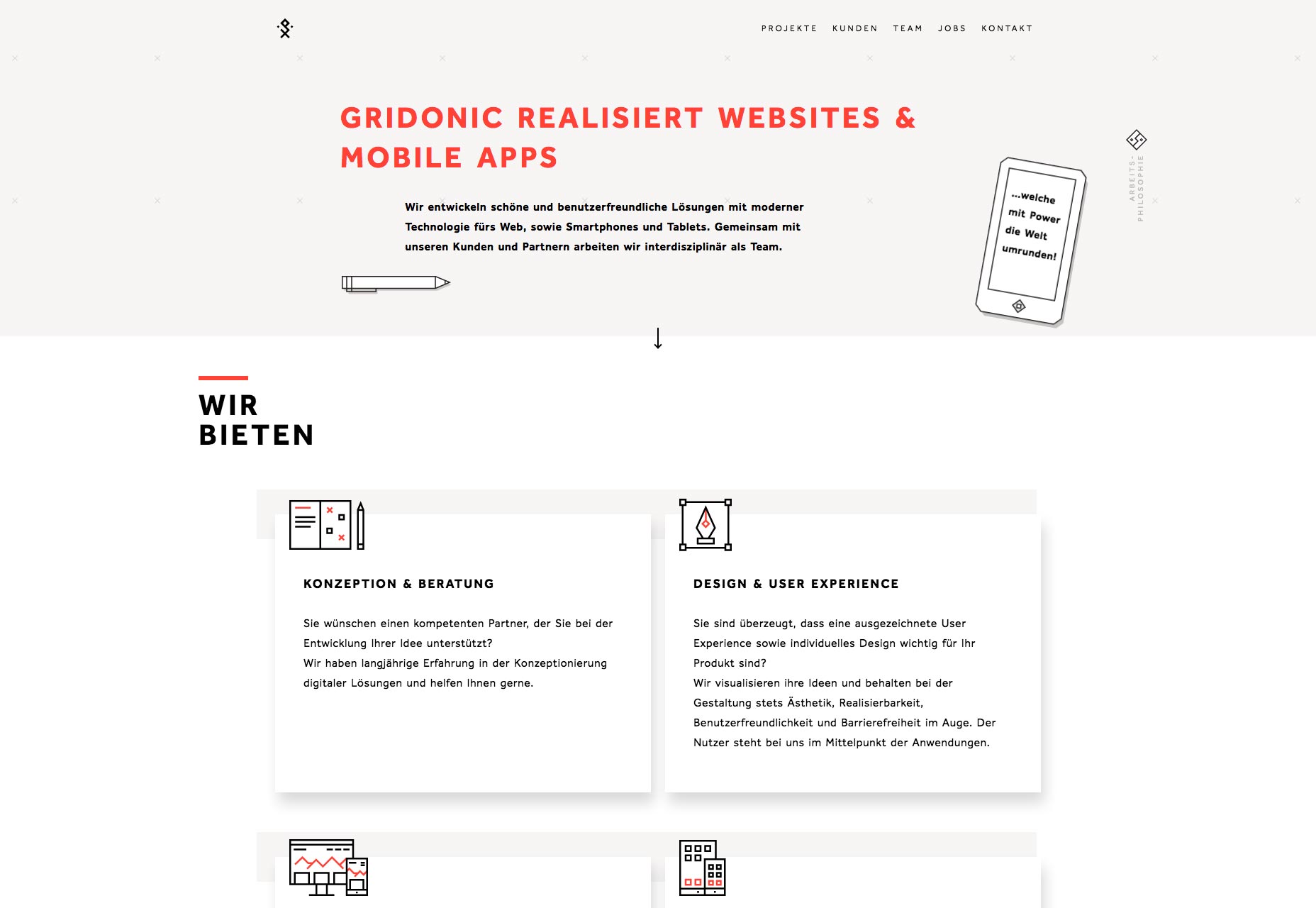 The best new portfolio sites, February 2017 gridonic