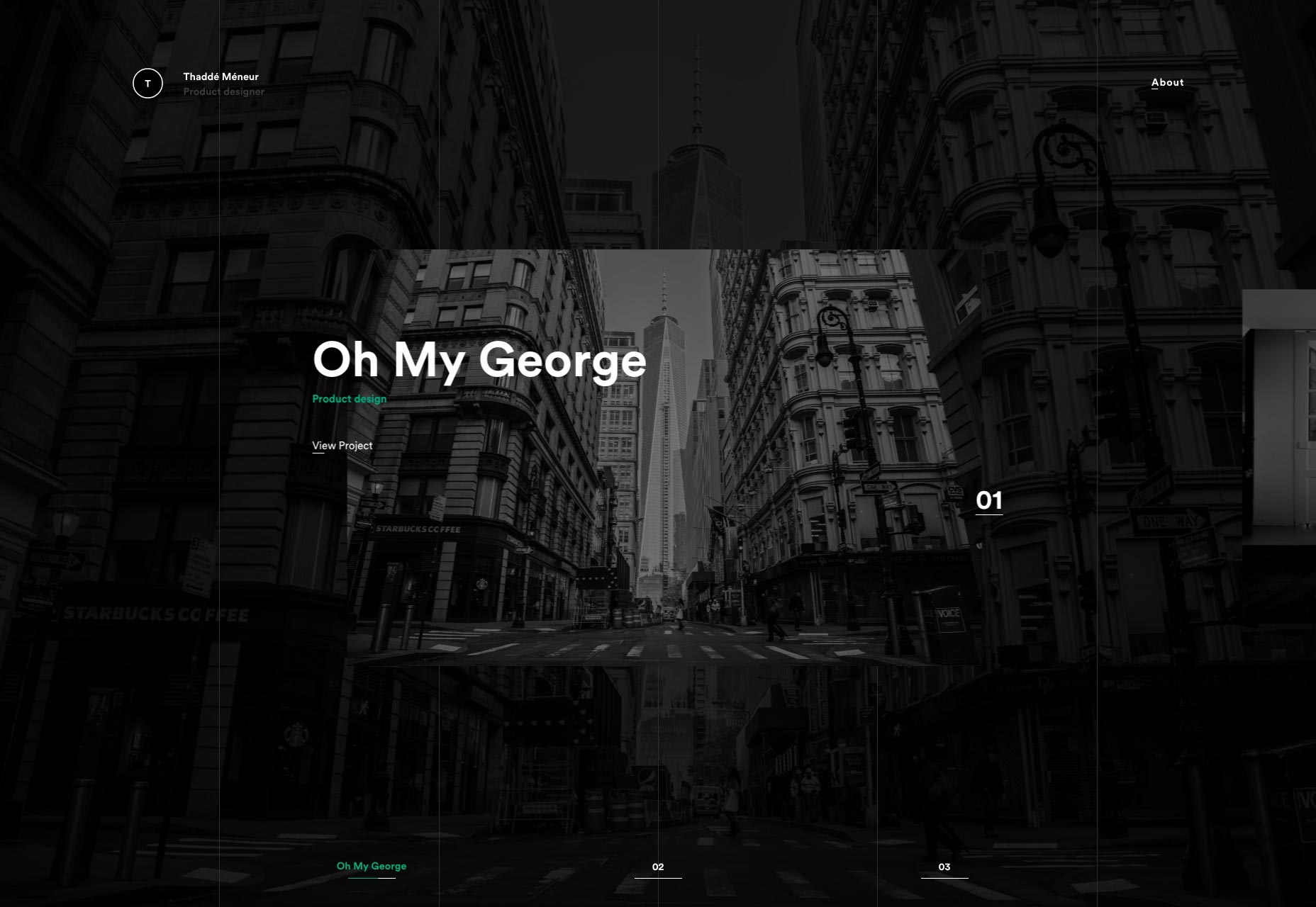 The best new portfolio sites, February 2017 thaddemeneur