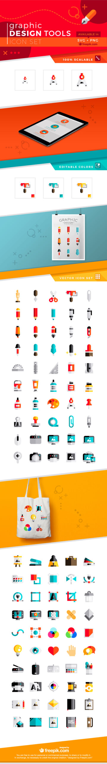 Free Download: 100 Graphic Design Tools Icons design_tools_icons_cover-01
