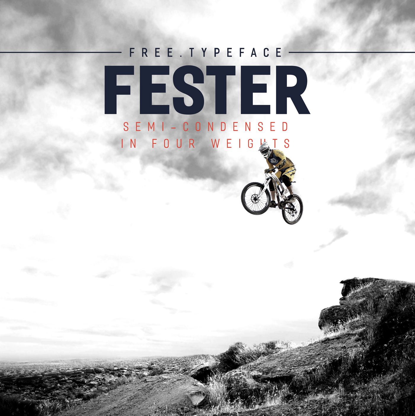 Free Download: Fester Typeface f1