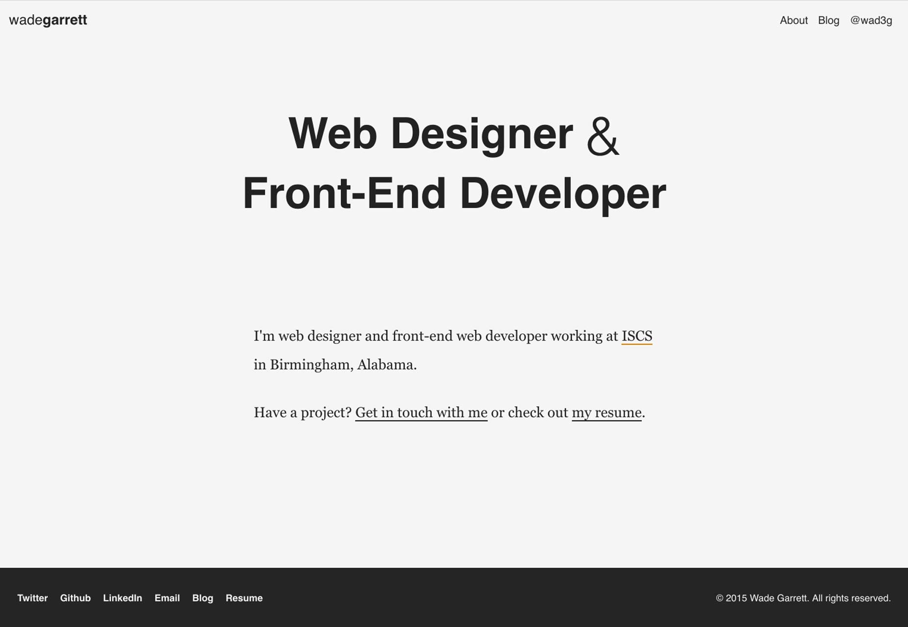 75+ type driven sites wadegarrett
